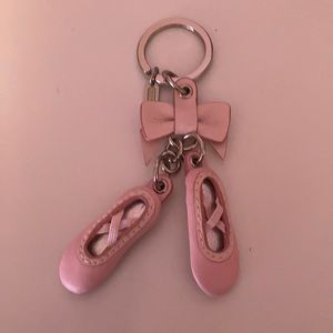 Coach Ballet Pointe Shoe Keychain FOB